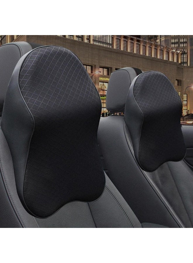 وسادة رأس مقعد السيارة العالمية من فوم لدعم الرأس والرقبة، وسادة سيارة لجميع الفصول - Image 2
