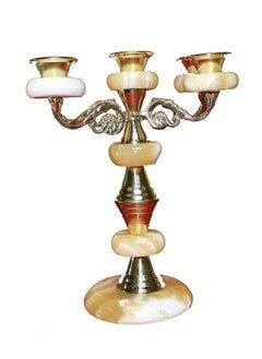 YUSUF ART Copper Candle Chandelier - For 5 Candles 