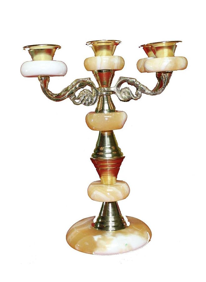 YUSUF ART Copper Candle Chandelier - For 5 Candles 