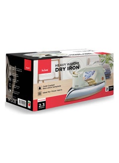 Avion 1200W Heavy Weight Dry Iron - Electric Iron 60 Micron Ceramic Coated Sole Plate Durable Heavy Weight Iron Box Auto Shut Off, Temperature Setting Dial, Overheat Protection AHW21DI  - Image 5