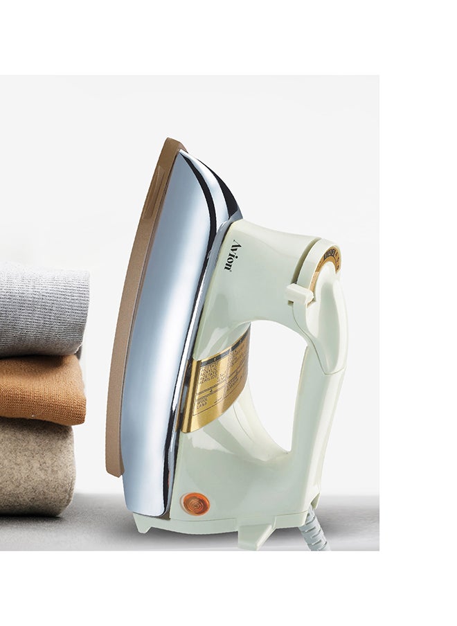 Avion - 1200W Heavy Weight Dry Iron - Electric Iron 60 Micron Ceramic Coated Sole Plate Durable Heavy Weight Iron Box Auto Shut Off, Temperature Setting Dial, Overheat Protection AHW21DI - Image 1