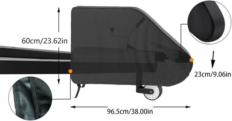 Caravans, Trailer Tow Hitch Drawbar Cover Fully Tow Coupling Caps Protector Caravans Trailer Towing Hitch - Image 4