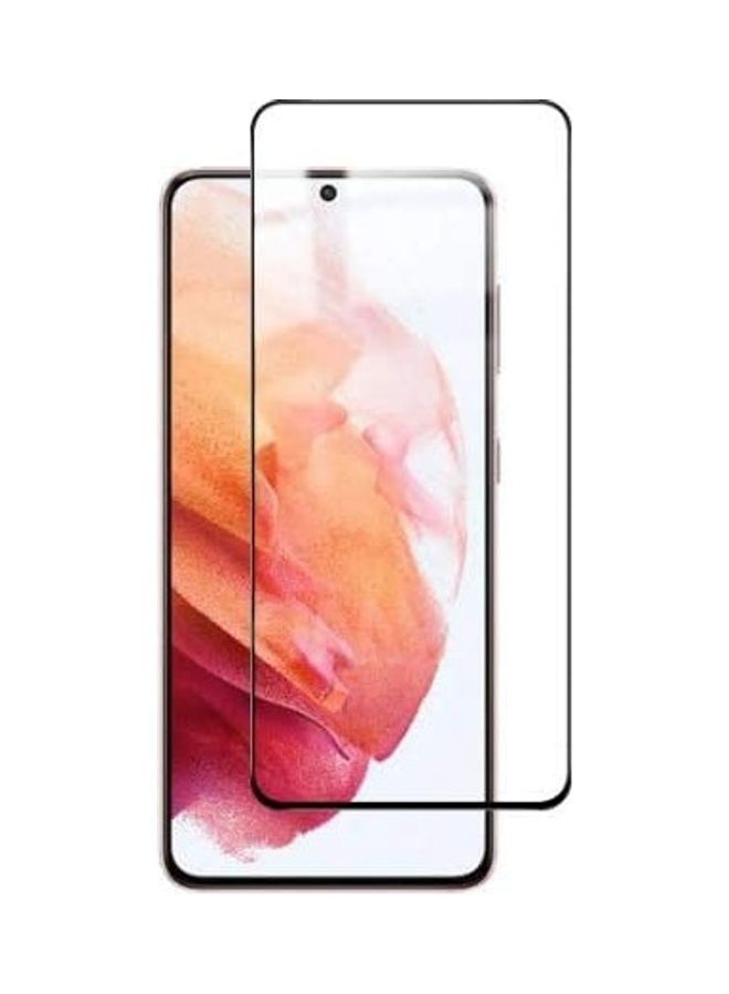 ICS Tempered Glass Screen Protector For Samsung Galaxy S21 5G Clear/Black - Image 1