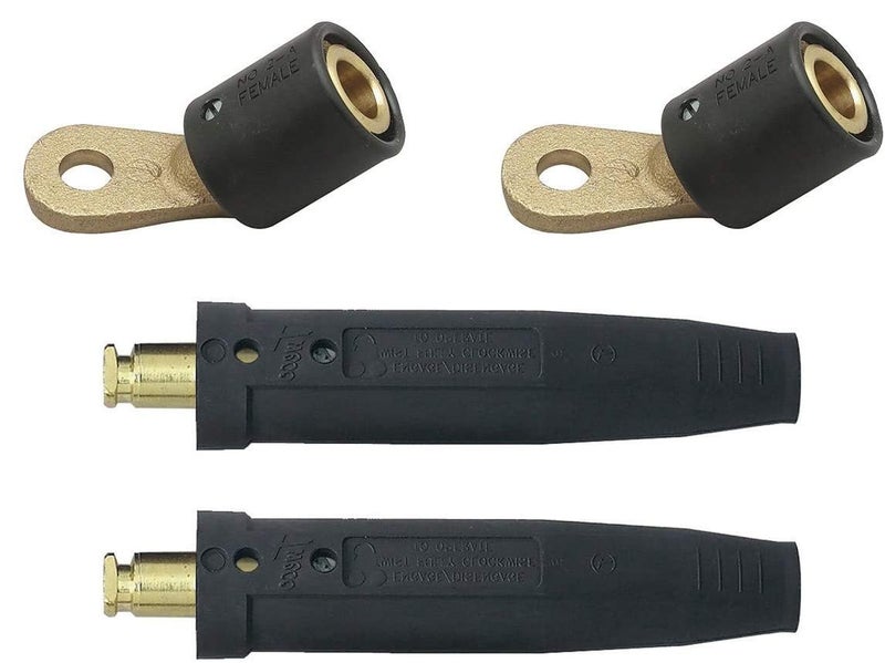Tweco Male Cable Connector w/Terminal Lug, Sizes 1/0 2/0 3/0 4/0, 2-MPC-1, 2-AF (1set- 2MPC1, 2ea- 2AF) - Image 2