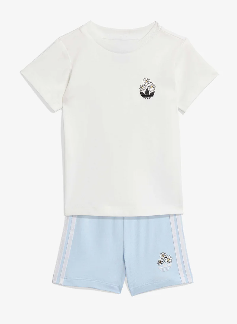 adidas Originals Infant Logo T-Shirt And Short Set