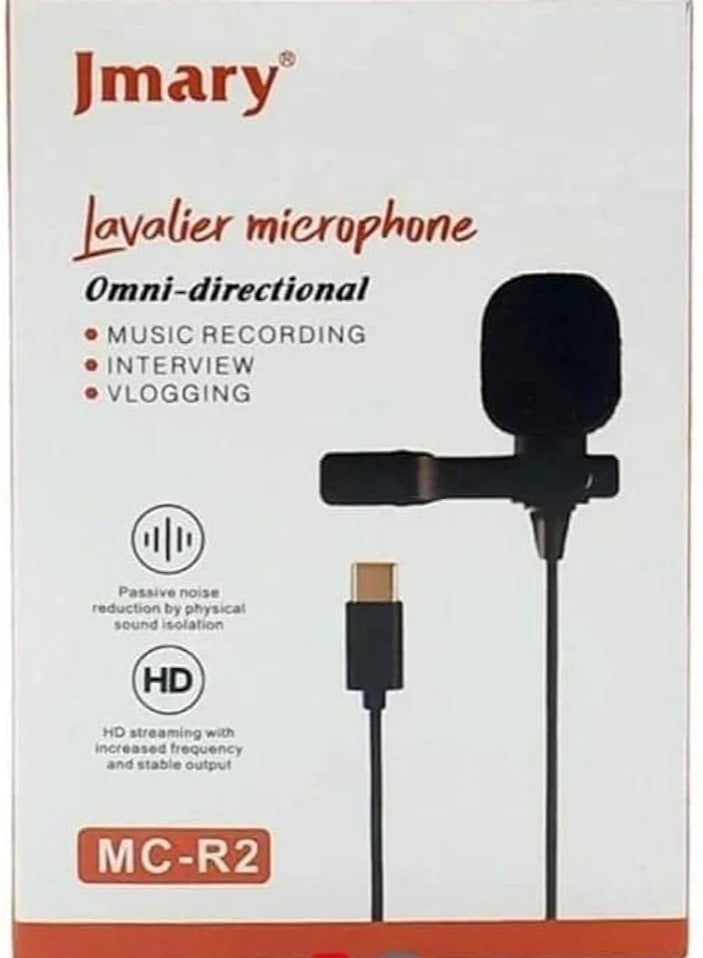 Jmary MC-R2 Professional Type C Microphone For Recordings With Noise Reduction - Image 3