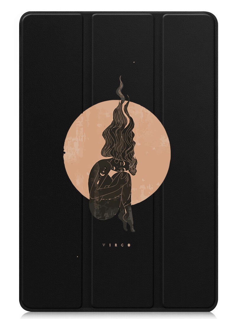 Theodor Protective Flip Case For OnePlus Pad 2 (2024) & OnePlus Pad Pro (2024) With Trifold Stand Auto Wake Sleep Shockproof Cover Virgo - Image 1