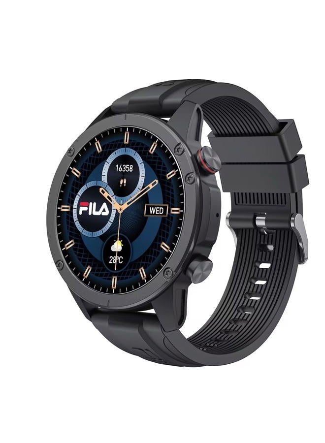 FILA Smart Watch for Men Women, 1.43'' AMOLED Fitness Tracker with Heart Rate/Sleep Monitor, 130+ Sport Modes, Activity Tracker, Pedometer for Android iOS - Image 1