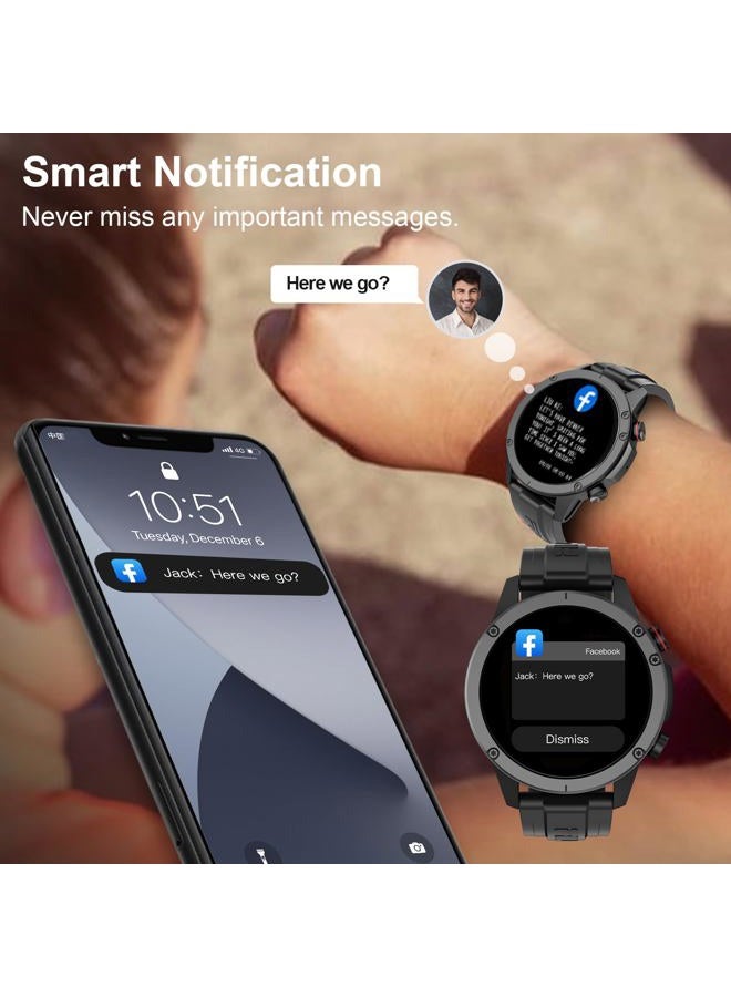 FILA Smart Watch for Men Women, 1.43'' AMOLED Fitness Tracker with Heart Rate/Sleep Monitor, 130+ Sport Modes, Activity Tracker, Pedometer for Android iOS - Image 5