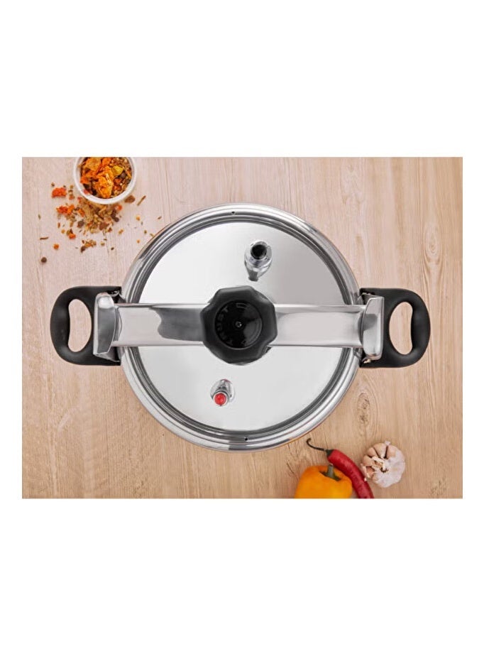 Denix High-quality aluminum pressure cooker, 1.9 mm thick, 7-liter capacity, ensuring fuel durability. - Image 3