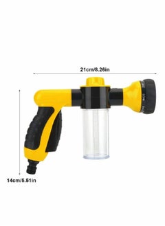 Y&D Car Foam Sprayer Cannon Wash Gun Garden Hose Nozzle, 8 Adjustable Watering Patterns  - Image 4