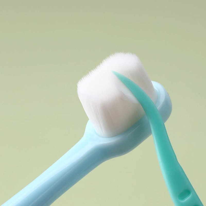 EasyHonor Baby & Toddler Extra Soft Toothbrush for Age 4-12 Years Old, with 10000 Soft Floss Bristle for Baby Gum Care. (6Pcs) - Image 3