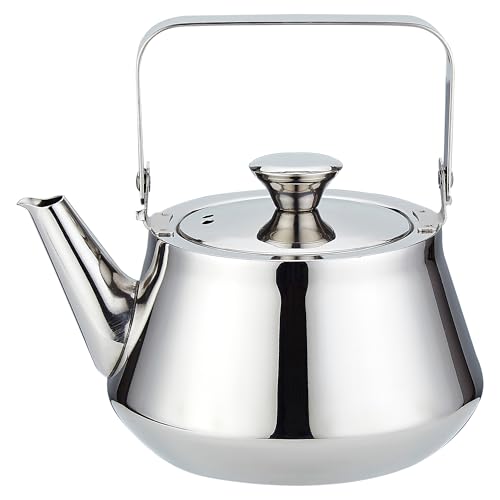 SANQIAHOME 13 Quart stainless steel teapot with Infuser A modern minimalist style - Image 1