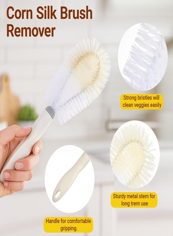 نوجو مقشرة ذرة نوجو مع أداة إزالة حرير الذرة المصنوعة من الفولاذ المقاوم للصدأ للاستخدام المنزلي والشواء في الهواء الطلق - Image 4