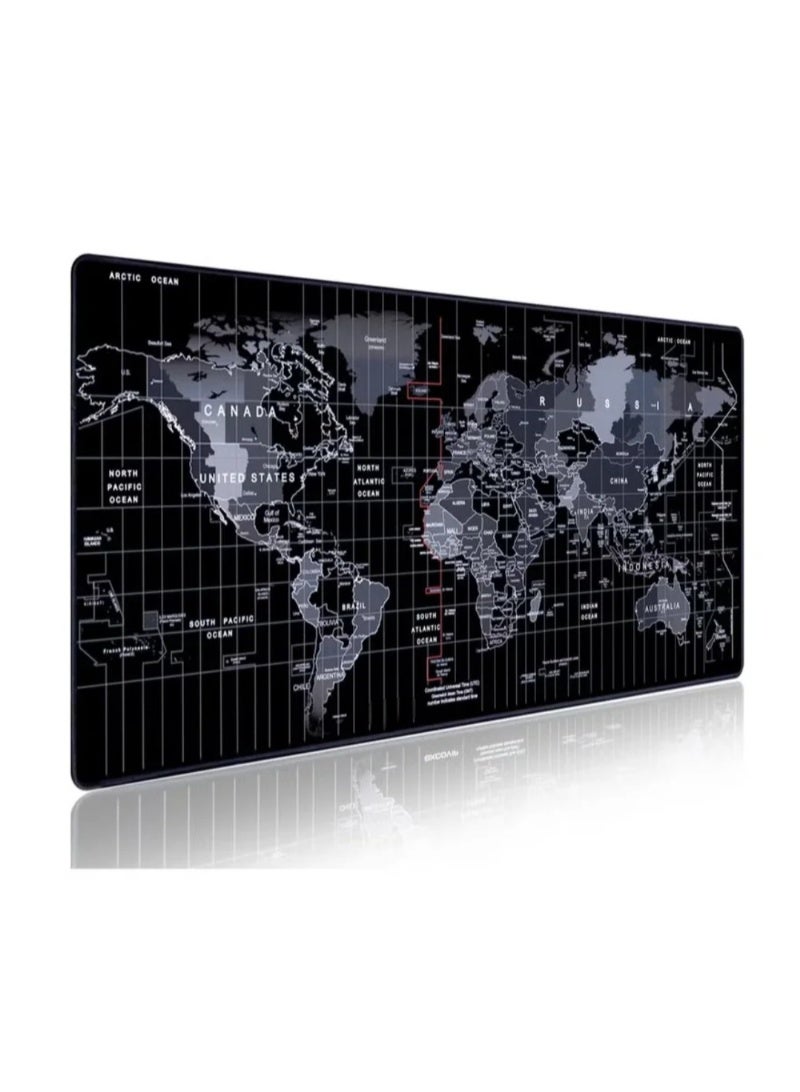 ماوس باد خريطة العالم كبيرة الحجم 900×400×3 مم – بساط ألعاب للكمبيوتر المحمول ومكتب العمل - view 2