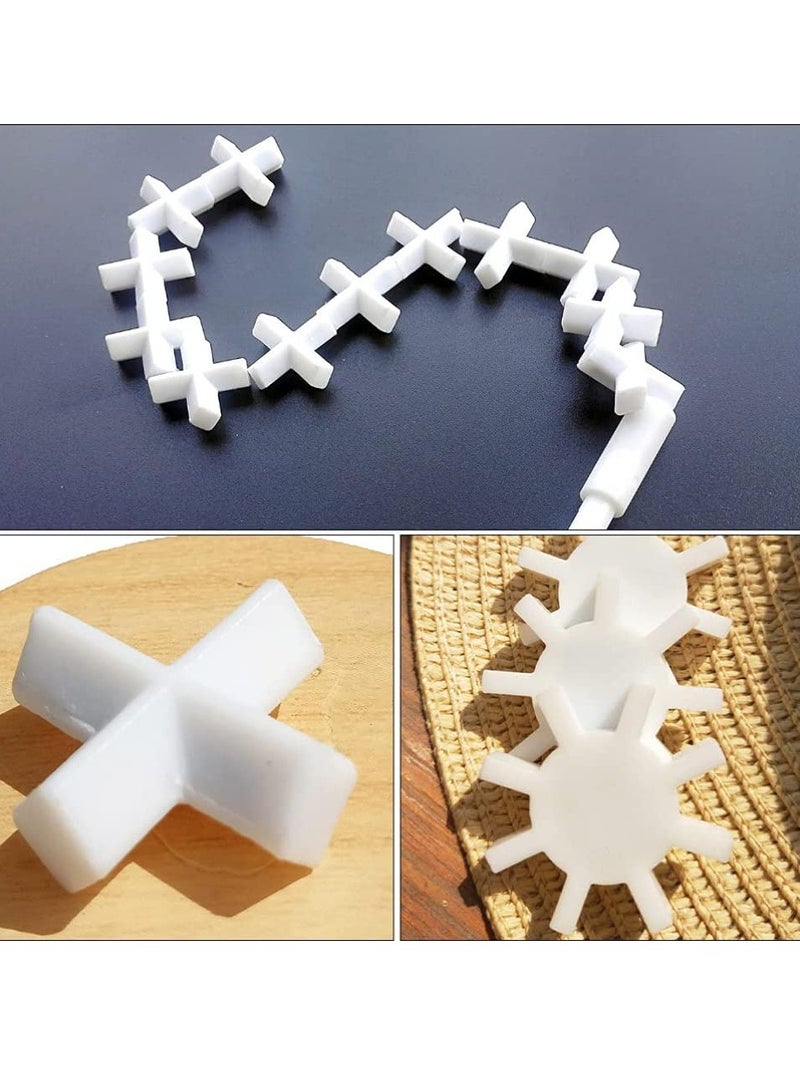 SYOSI Magnetic Stirrer Mixer Cross Type Stir Bar +Octagonal Magneton Stir Bar, Stirring Rod Spinbar, and Gear - Image 2