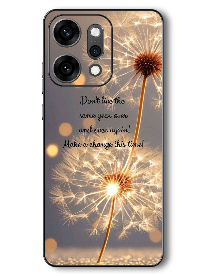 Theodor Case Compatible with Oppo Reno 14 Pro 6.83 Inch Protection Shockproof Bumper Cover Make a change - Image 1