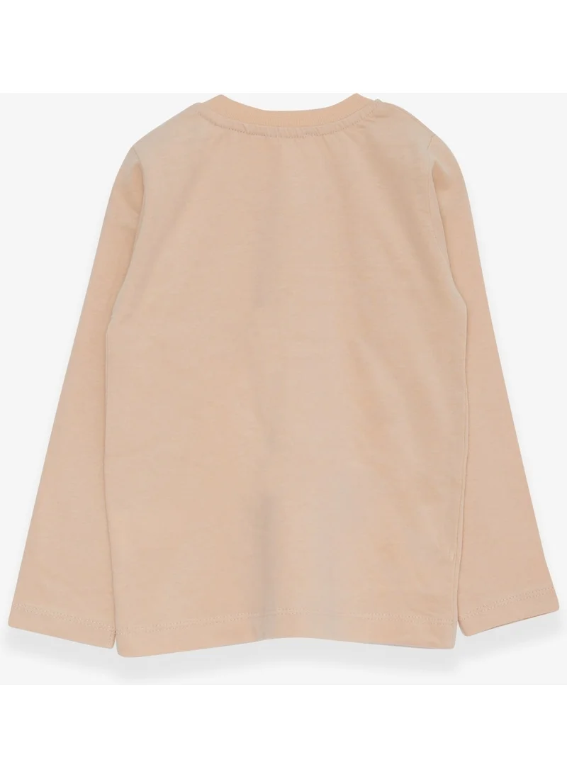 Breeze Baby Boy Long Sleeve T-Shirt With Pocket Beige (9 Months-3 Years)