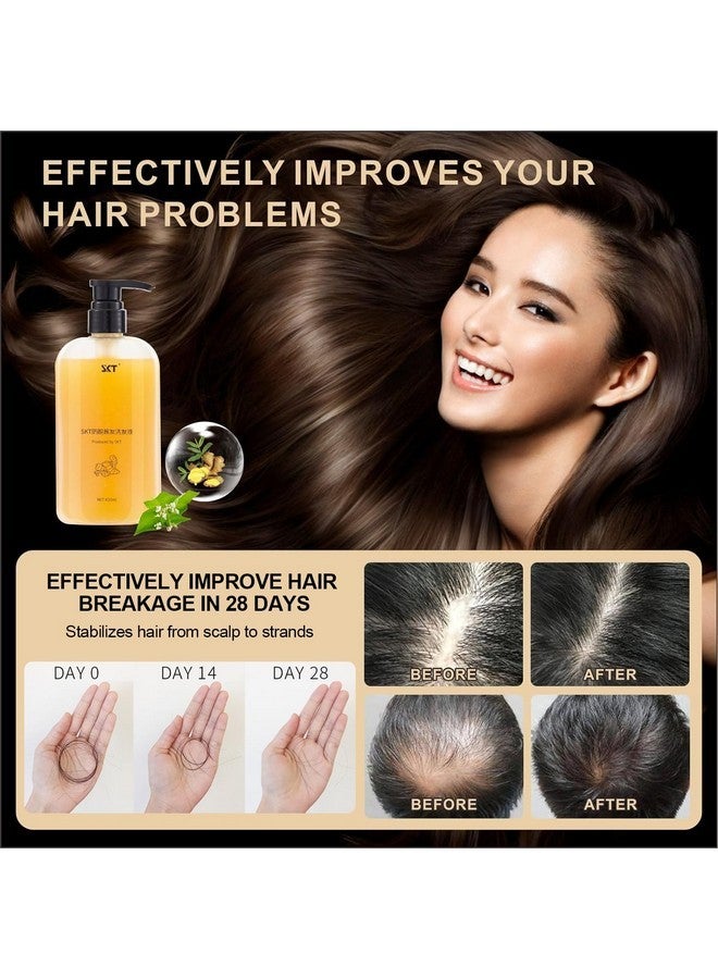 BSMAX Ginger Plant Extract Anti Hair Loss Shampoo for Hair Regrowth, Thickening and Longer Hair - For Women & Men (400ML) - Image 4