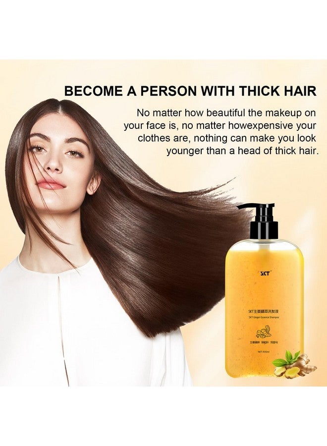 BSMAX Ginger Plant Extract Anti Hair Loss Shampoo for Hair Regrowth, Thickening and Longer Hair - For Women & Men (400ML) - Image 5