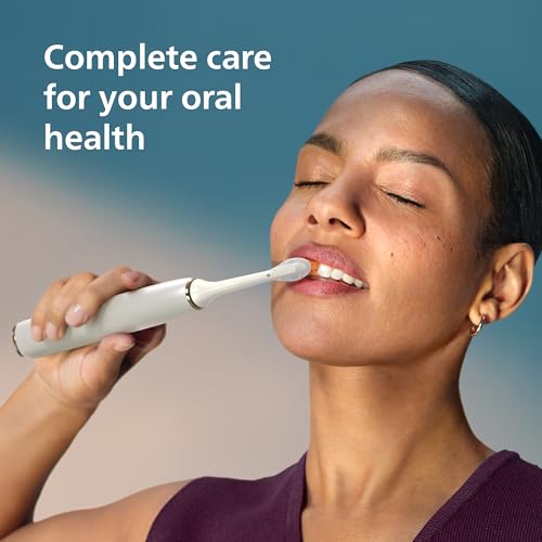 Philips Sonicare DiamondClean Smart 9300 Electric Toothbrush Sonic Toothbrush with App Pressure Sensor 12 Brushing Settings Replacement Reminder Travel Case Rose Gold Model HX990365 - Image 3