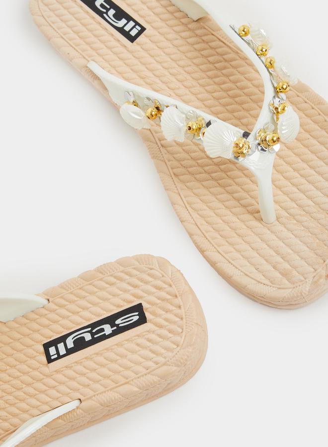 Styli Styli Embellished Flip Flop  - Image 3