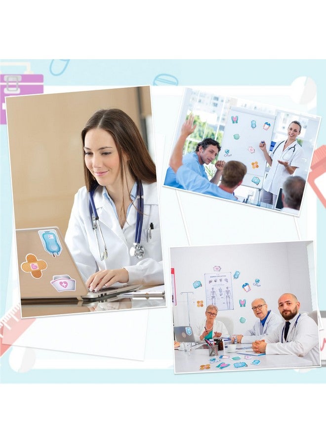 ام دابليو او او تي مجموعة من 8 قطع من ملاحظات لاصقة مضحكة للممرضات من MWOOT، دفاتر ملاحظات ذاتية اللصق بموضوع طبي لقوائم التحقق من السجلات، هدايا لطيفة للممرضات، مستلزمات أساسية للمستشفى والمدرسة والمكتب - Image 2