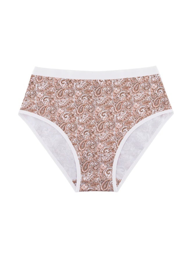 ميلك مجموعة من 3 قطع بريف حريمي قطن مشجر محرود - Image 3