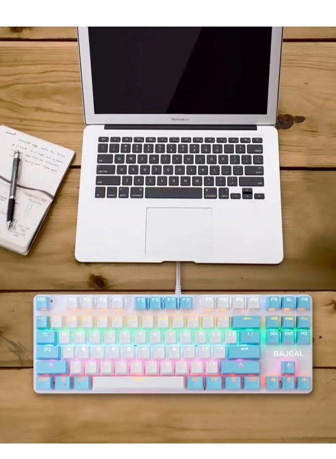 87 Keys  Key Gaming Keyboard , Mechanical Keyboard For Gamers - Image 2