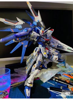 Gundam Assembled Model MG Attacks Free MB Red Heretic Phoenix Perfect Unicorn Mech Handmade Toy-Color:MG-Free 2.0 [Water Sticking Platform Weapons] Collection And Delivery Tools-Specifications:Seven-piece Set Of Tools To Send LED Lights