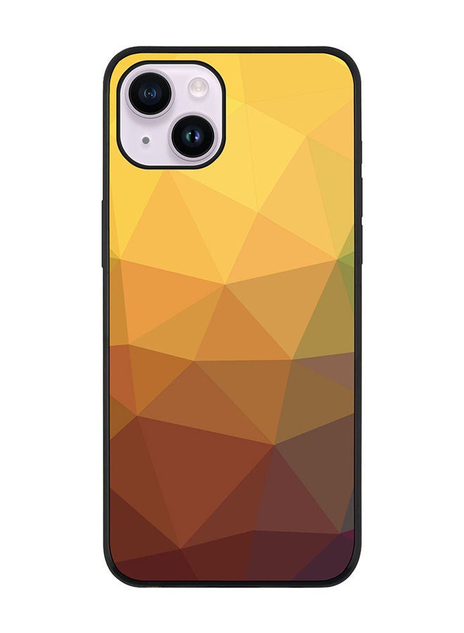 Stylizedd Rugged Black edge case for Apple iPhone 14 Plus Slim fit Soft Case Flexible Rubber Edges Anti Drop TPU Gel Thin Cover - Golden Nugget - Image 1