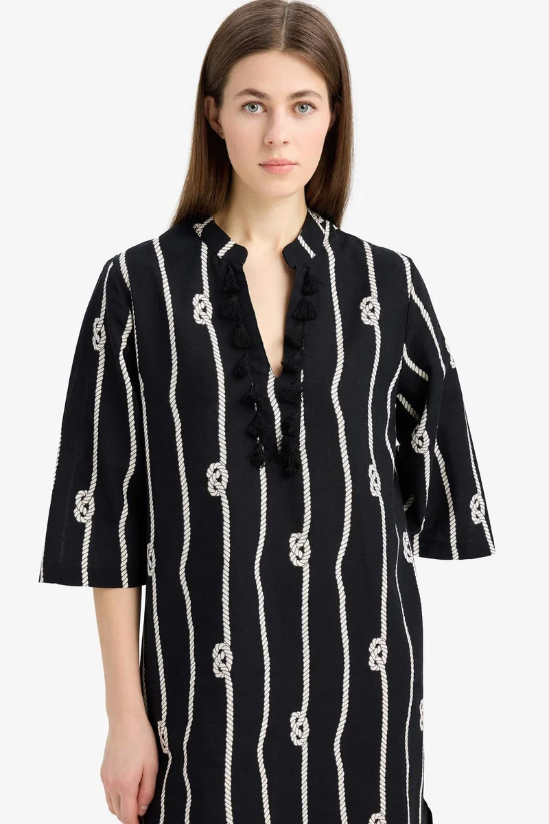 ديفاكتو Fall in Love Regular Fit Cotton Beach Wear