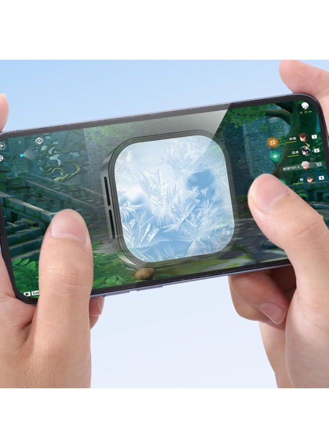 X79 Magnetic Mobile Phone Cooler, 4500 RPM Semiconductor Cooling Fan, Clip-on Dual Cooling, for Live Streaming and Gaming, RGB Lighting, Direct Cable - Image 5