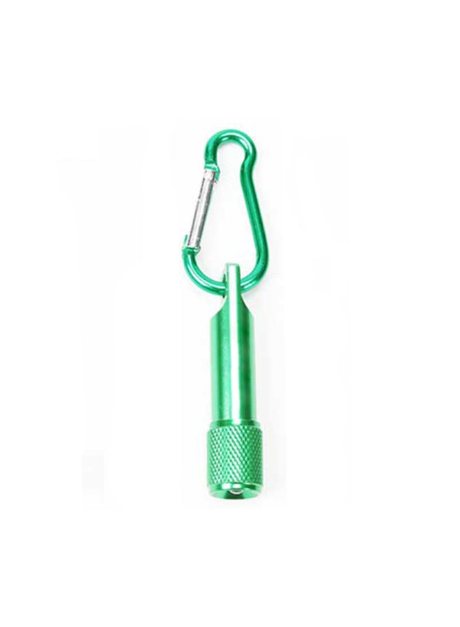 Outdoor Camping Mountaineering Strong Light Mini Flashlight Aluminum Alloy Small Flashlight Household Keychain Lamp Gift Flashlight-Color:Green  - Image 1