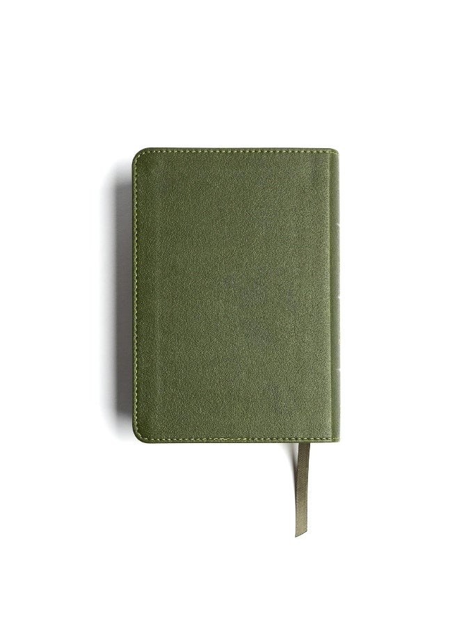 KJV Large Print Compact Reference Bible, Olive Leathertouch - Image 2