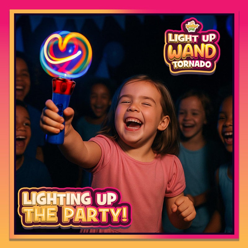 IPIDIPI TOYS Spinning Light Up Wand for Kids â€“ LED Magic Swirling - Christmas Stocking Stuffers, Goodie Bag Toys - Ideal Gift, Birthday Party Favors for Boys & Girls - Image 5