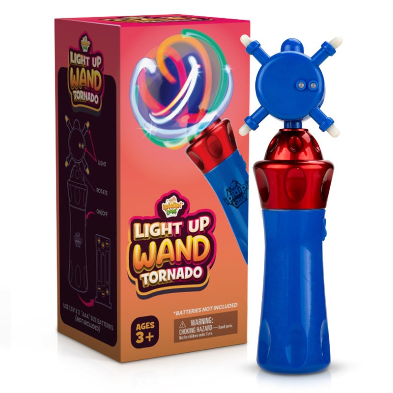 IPIDIPI TOYS Spinning Light Up Wand for Kids â€“ LED Magic Swirling - Christmas Stocking Stuffers, Goodie Bag Toys - Ideal Gift, Birthday Party Favors for Boys & Girls - Image 1