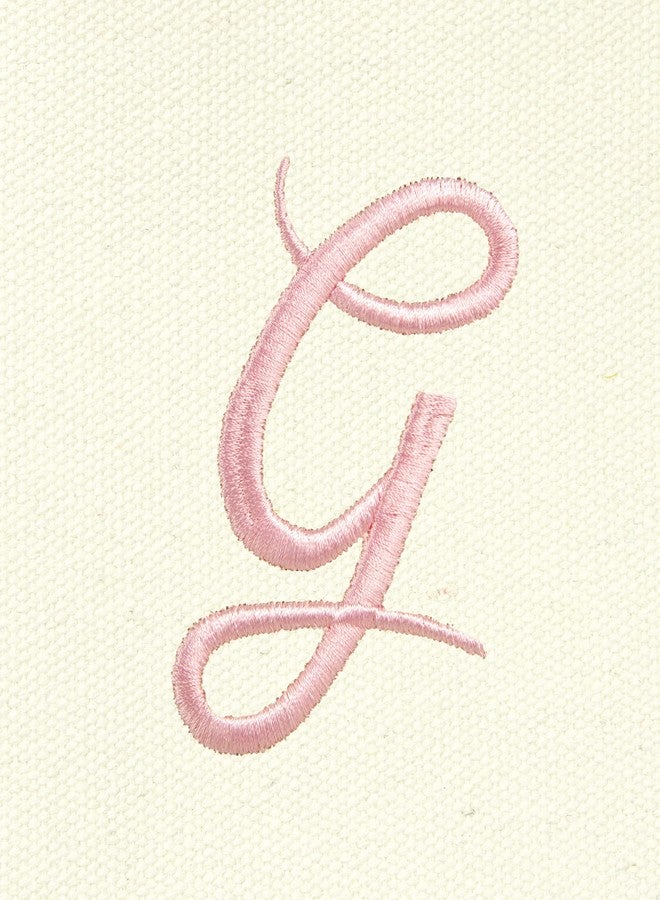 داليكس حقيبة شاطئ مخططة من داليكس، حقائب يد، حقيبة كتف، لون وردي، حرف G قابل للتخصيص - Image 3