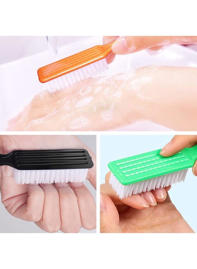 NICEMOVIC 10 Pcs Handle Grip Nail Brush, Hand Fingernail Cleaner Brush Manicure Tools Scrub Cleaning Brushes Kit, Use for Toe and Nail Cleaning (Bright Colors) - Image 3