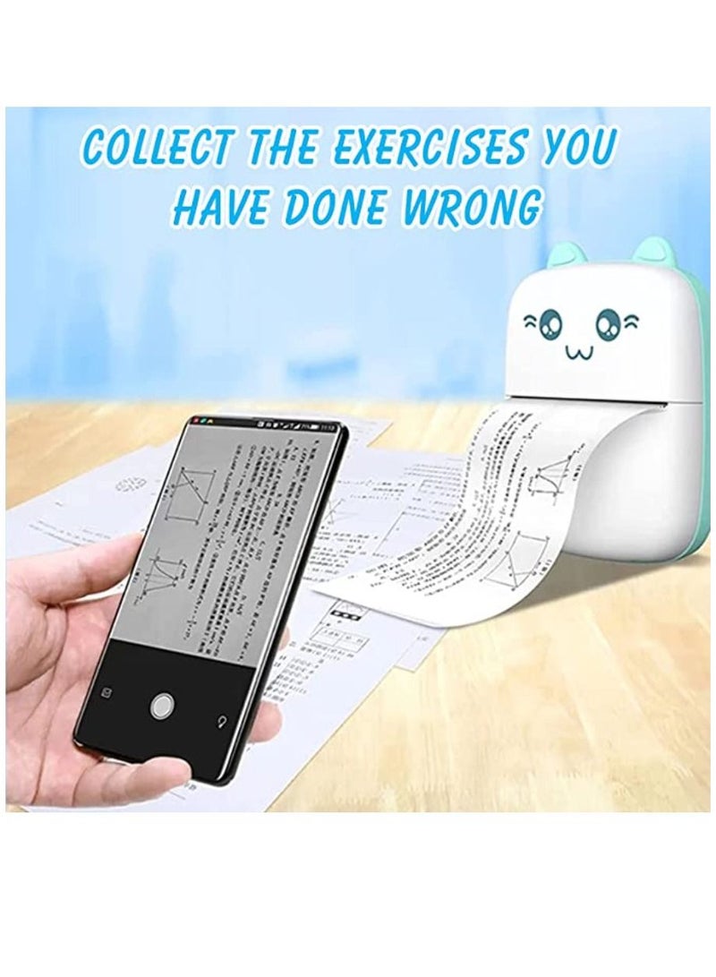 DIGI CORE Mini Portable Thermal Wireless Printer with 1 Roll Paper And Bluetooth Thermal Printer Wireless Pocket Label Printer  For Printing Mobile Phone Pictures Receipts Notes Lists Printer  - Image 4