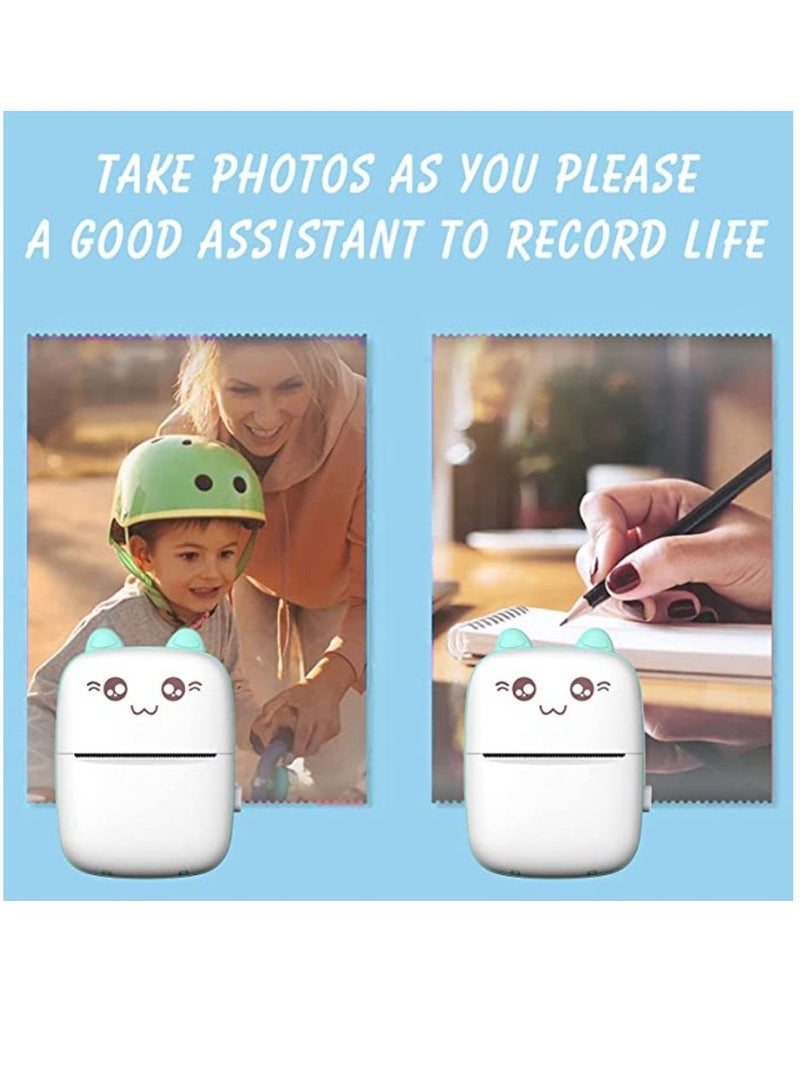 DIGI CORE Mini Portable Thermal Wireless Printer with 1 Roll Paper And Bluetooth Thermal Printer Wireless Pocket Label Printer  For Printing Mobile Phone Pictures Receipts Notes Lists Printer  - Image 5