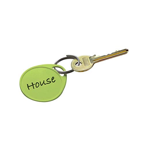 Lucky Line 1-1/4" Label It Plastic Tag, 100 Pack, Assorted Colors (25075) - Image 3