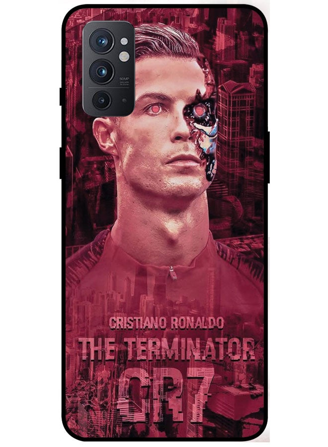 EYE CATCH Protective Case Cover For OnePlus 9RT 5G Smart Series Printed Protective Case Cover for OnePlus 9RT 5G Cristiano Ronaldo The Terminator CR7 - Image 1