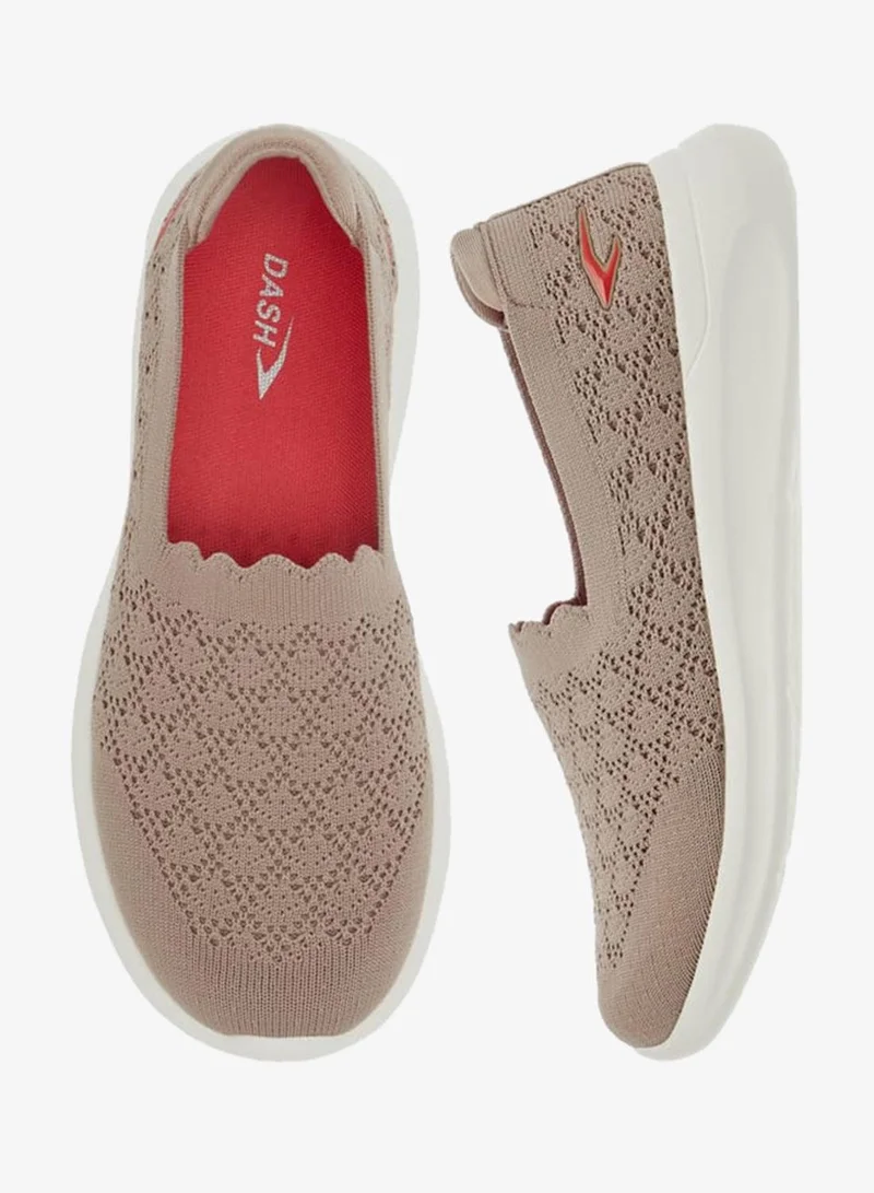 Dash BEIGE Men's Textured Slip-On Shoes for Men | Best Price UAE