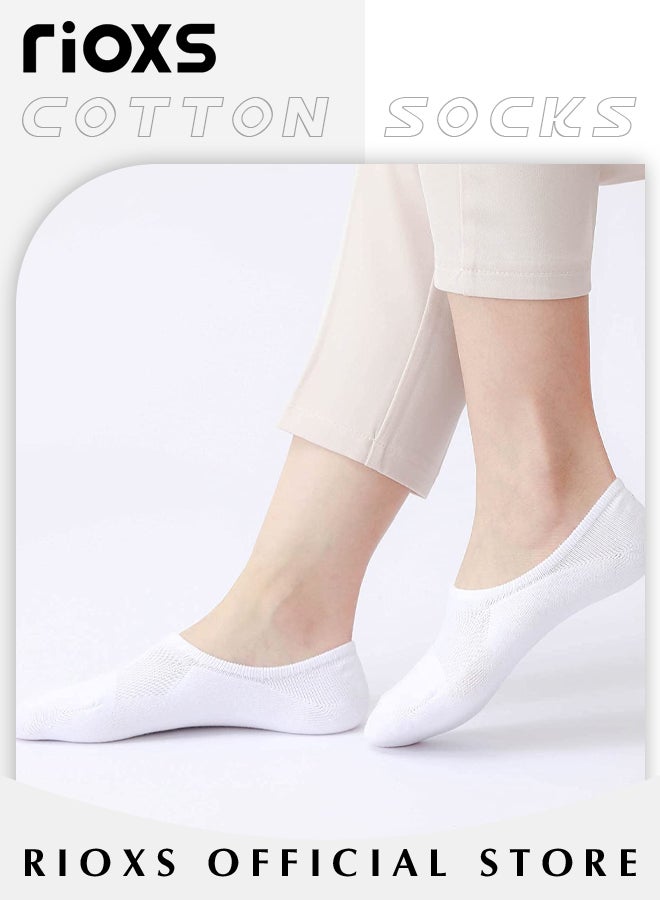 RIOXS No Show Socks Set, 6 Pairs of Low-cut Liners Socks, Anti-slid Invisible Socks, High-quality Athletic Socks, Easy to Match Different Kinds of Shoes  - Image 5