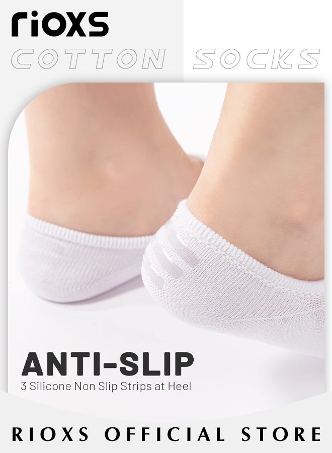 RIOXS No Show Socks Set, 6 Pairs of Low-cut Liners Socks, Anti-slid Invisible Socks, High-quality Athletic Socks, Easy to Match Different Kinds of Shoes  - Image 3