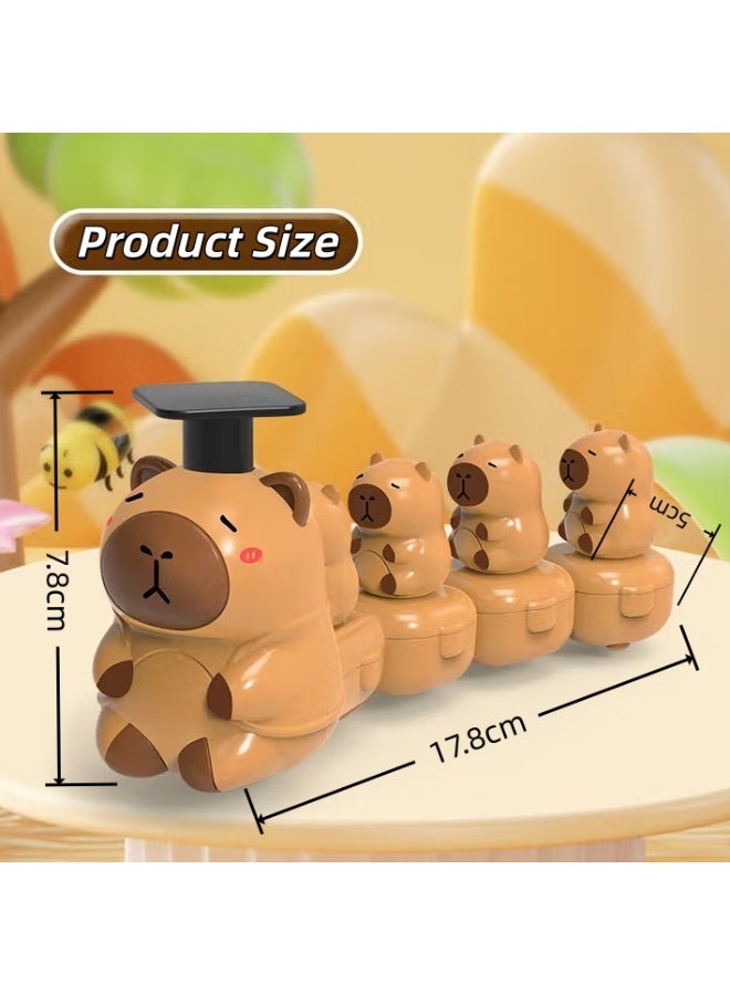 XiuWoo Press and Go Car Toys, For Toddlers 3+, Fun Forest Animal Pressure Car, Baby Animal Racing Cars, Infant Play Vehicle Set, Baby Push Go Friction Car Toys, Cartoon Inertia Car Sliding Toys, Best Gifts for Boys and  Grils - Image 2