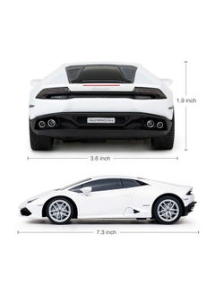RASTAR RASTAR Lamborghini HURACÁN LP610-4 RC Car Radio Remote Control, 1/24 Scale (White)  - Image 4