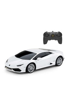RASTAR RASTAR Lamborghini HURACÁN LP610-4 RC Car Radio Remote Control, 1/24 Scale (White)  - Image 1