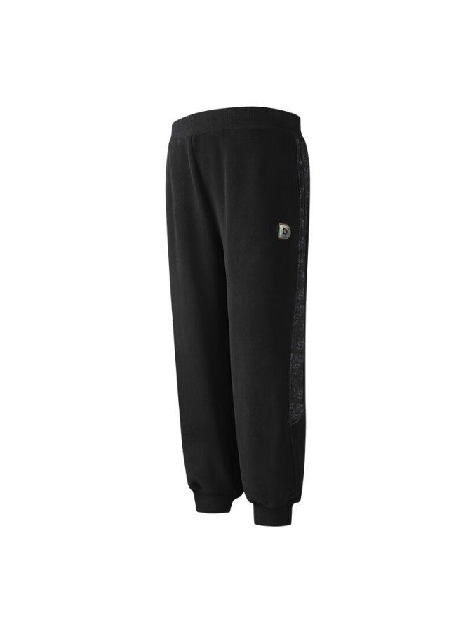 Xiaozhutuoni Fleece-lined Pants For Boys, Children's Autumn And Winter Thickened Long Pants, Youth Heat-retaining Warm Casual Sweatpants For Older Kids
